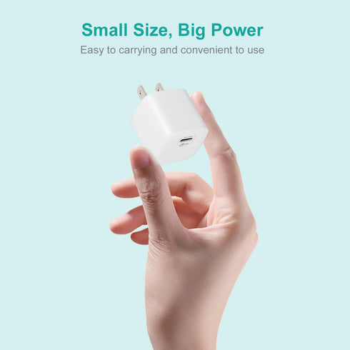 USB C Wall PD Fast Charger 30W, Compatible with iPhone 13/12/11 Pro Max/XS/XR/X SE/11, Pixel