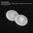 10 34 34102B 0.5) MECCANIXITY Pcs Plastic Gears Teeth Plastic Motor Gear Model Reduction Gear for RC Car Model DIY