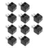 The Lord of the Tools 10PCS 2-pin DIN Plug with Screw Terminals, Black DIN Connector Plug Adapter