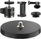 UTEBIT Magnet Camera Mount for GoPro, 88MM Magnetic Base, 360° Rotation Ball Head, GoPro Adapter, Phone Holder