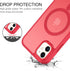 BENTOBEN iPhone 11 Magnetic Case, Slim Shockproof Translucent Matte Cover, Anti-Fingerprint, Anti-Scratch, Red 6.1’’