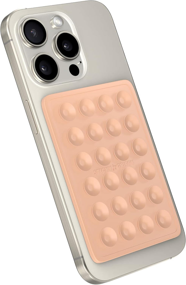 Suction Phone Case Mount, Silicone Adhesive Accessory for iPhone and Android, Hands-Free Mirror Holder