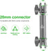 FANAUE 15cm Double Socket Arm Compatible Mount, Aluminum Construction, Fits 20mm Ball and Dash Mount (DA-150PRO-M)