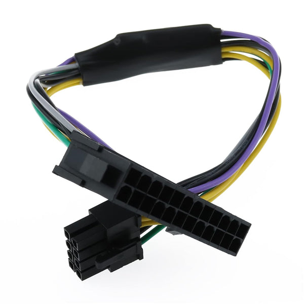 24 Pin to 8 Pin ATX Power Supply Adapter Cable for DELL Optiplex 3020, 7020, 9020, Precision T1700