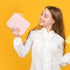 COOTHINE 6.8-7 Inch Puffy Sleeve Pouch for Kindle/eReader/eBook (Puffy Pink)
