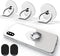 Transparent Phone Ring Holder Grip, 360 Degree Free Rotation, Clear Cell Phone Finger Ring Kick-Stand