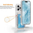 Wallet Case for iPhone 15 Pro, Shockproof Hybrid with 3-4 Credit Card Holder Slots, Heavy Duty Clear Cover Compatible
