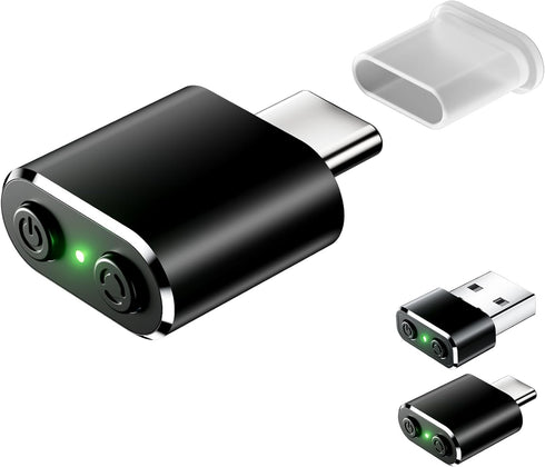 BAGINGAN Mouse Jiggler Compatible with Type C Interface Devices,Undetectable Mini USB-C Mouse Mover