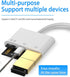 SD Card Reader for iPhone Dongle (2Pack), Lightning to USB Micro SD TF Charger Cable OTG Adapter for iPhone 14/13/12/11