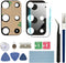 2pcs Rear Camera Glass Lens Replacement with Adhesive, Repair Toolkit & Back Camera Cover for Samsung S20 Plus