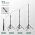 SENSYNE 72" Phone Tripod - Extendable Cell Phone Tripod Stand with Wireless Remote and Phone Holder, Compatible with