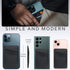 Phone Card Holder for Back of Phone, Leather Phone Wallet Stick On, Credit Card Holder for Phone Case Compatible with