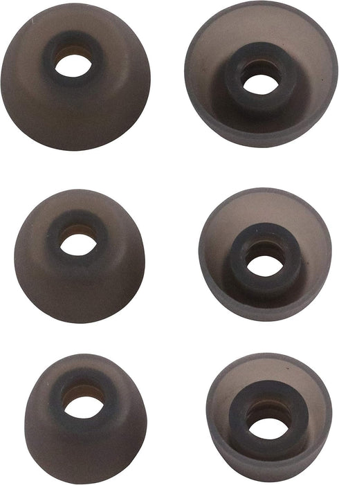 Rayker Replacement Ear Tips for Jabra Elite 65t/Active - Soft Silicone Earbud Covers, 6 Pairs (Gray)
