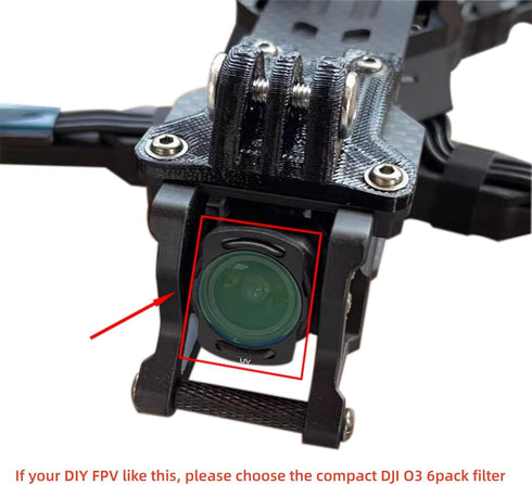 ND Filters Set for DJI O3 Air Unit/AVATA, 6-Pack UV/CPL/ND8/ND16/ND32/ND64 Filters Kit for DIY FPV Drones