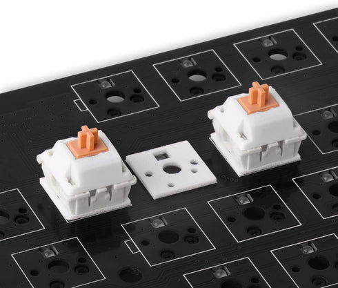 YIMAGUJRX RUNJRX 120Pcs PE Switch Pads, 0.5mm Thick Dampening Foam for Hot Swap Gaming Keyboards