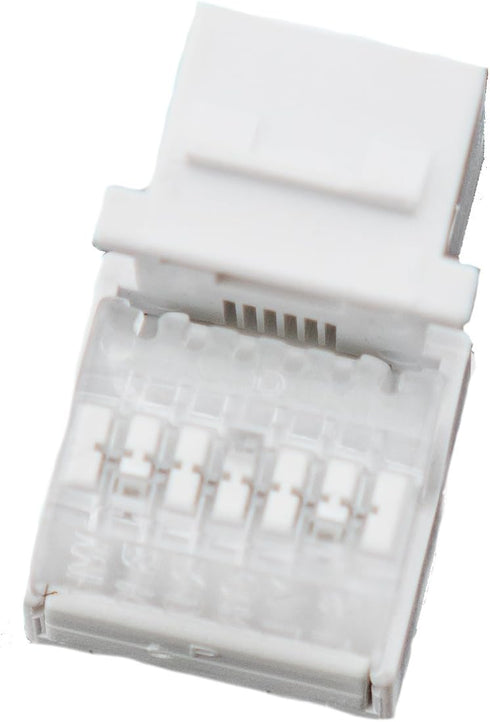 Legrand - OnQ Telephone Keystone Jack RJ25, Male to Male Connector, White, F9042WHV1