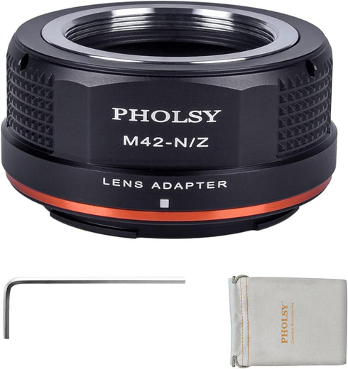 M42 to Z Mount Adapter, Compatible with M42 42mm Screw Mount Lens to Nikon Z Mount Camera Body