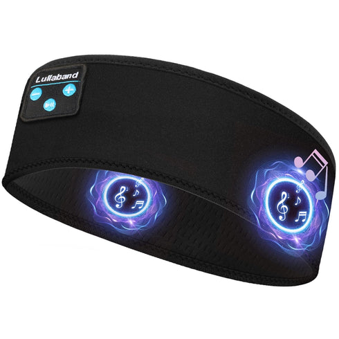 Sleep Headphones with 10+ Hours Play Time, Stereo HD Hi Fi Speakers, Bluetooth Headband for Office Nap Air Travel