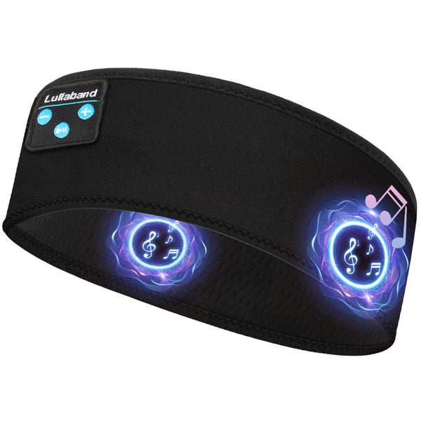 Sleep Headphones with 10+ Hours Play Time, Stereo HD Hi Fi Speakers, Bluetooth Headband for Office Nap Air Travel