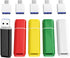 ABLAZE 8GB USB 2.0 Flash Drives 5 Pack with Type C Adaters, Thumb