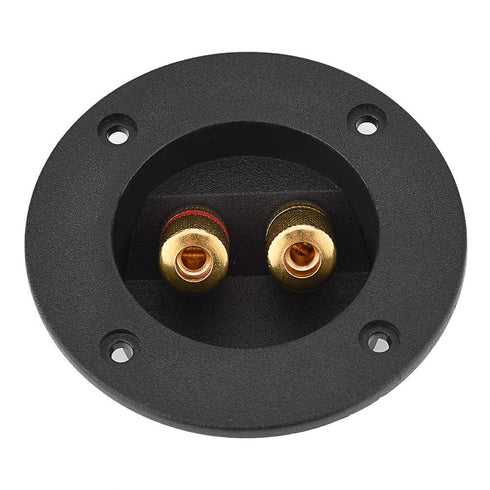 Terminal Connector, Pure Copper Plated Wiring Terminal, 48MM 2 Copper Binding Post Terminal Cable Connector