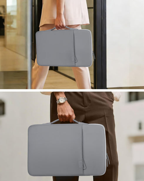 Soulgo 15.6 16.1 inch, 15.6-16.1 inch Portable Monitor Case PU Leather Carrying Case for Most Portable Display