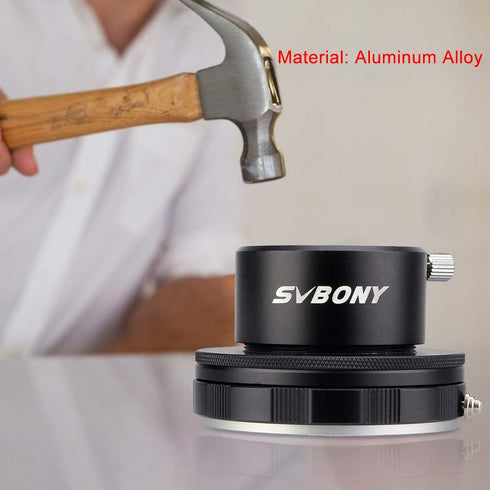 SVBONY SV149 Camera Lens Adapter for Canon DSLR Cameras to 1.25 inch Eyepiece Adapter for Photography