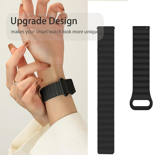 Lamshaw Silicone Sport Strap Watchband for Plaud NotePin Voice Recorder