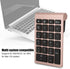 22 Keys Numeric Keypad, Portable Wireless Mini Keyboard Compatible with Bluetooth 5.0 for Laptop/Desktop (Rose Gold)