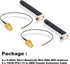 Kaunosta 3dbi 2.4GHz 2.4G 5CM RF1.13 15cm 2PCS WiFi Antenna SMA Male (Inner Pin) Network Bluetooth FPV Small Omni