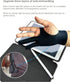 Drawing Glove for Digital Art, Artist Gloves with Two Fingers for iPad, Smudge Guard, Palm Rejection (2 PCS, Extra