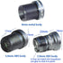 BlueFishCam 1/2.7" 2.8mm,3.6mm 8mm & Lenses Kits with IR Infrared Filter for CCTV Cameras Security Camera