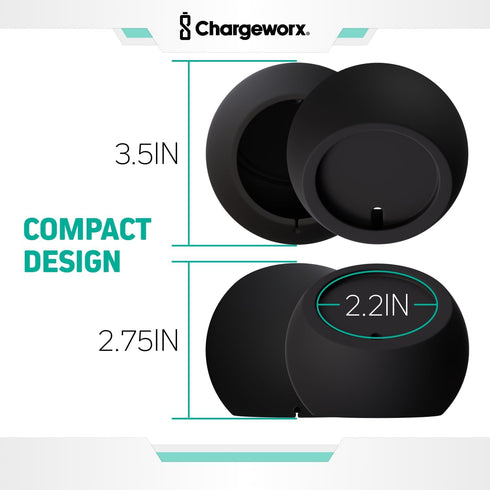 Charging Stand Compatible with MagSafe, Premium Silicone for iPhone 12/13/14/15, Discreet Cable Design