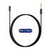 J&D 3.5mm to 1/4 Headphone Adapter Cable - Gold Plated Audiowave Series for Mixer, Guitar, Piano