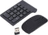 SUNGOOYUE Number Pad, Plug and Play 2.4GHz Wireless Technology, 1200 DPI Mouse Combo, Black