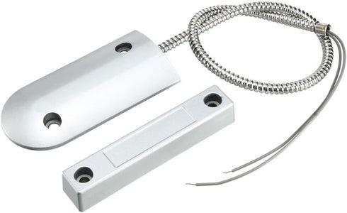 uxcell OC-60B Rolling Door Contact Magnetic Reed Switch Alarm with 2 Wires for N.C. Applications