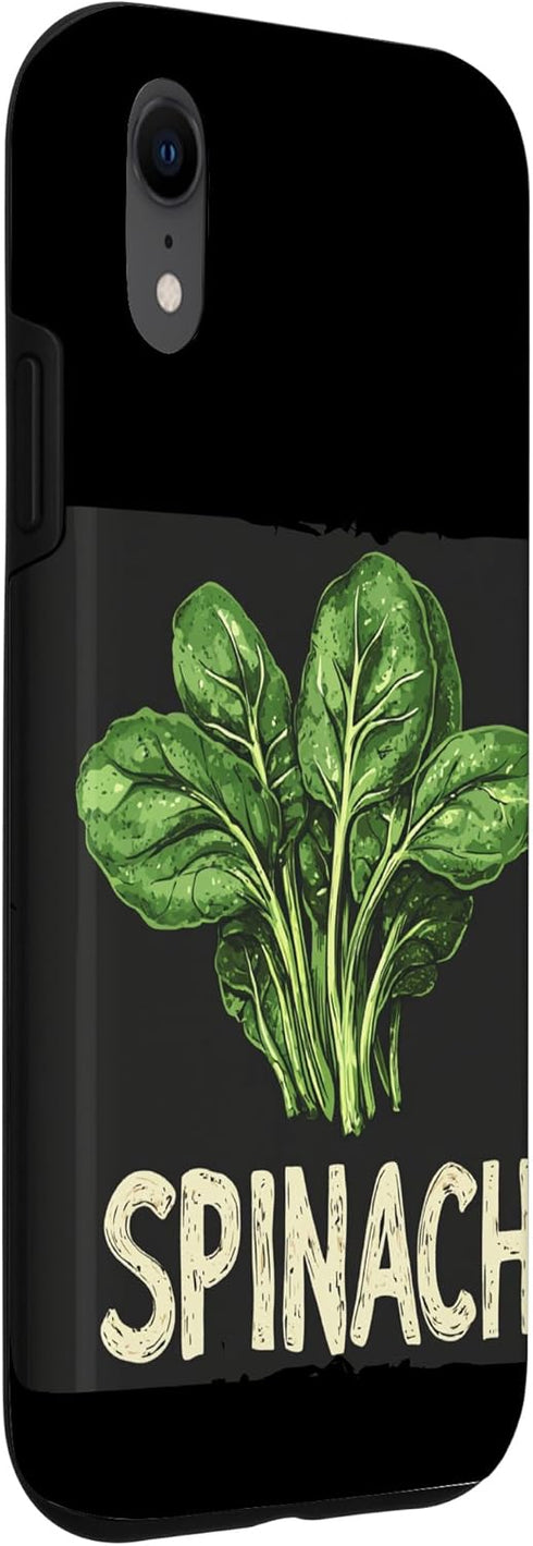 Spinach Outfit Spinach Style for Everyday Nutrition and Food Lovers Case for iPhone XR
