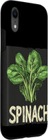 Spinach Outfit Spinach Style for Everyday Nutrition and Food Lovers Case for iPhone XR