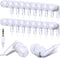 Kanayu 100 Pack Wired Earbuds, White Ear Headphones for Classroom, No Microphone with 3.5 MM Jack for Kids
