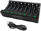 SPMST AA AAA Battery Charger, Suitable for 1.2V Ni MH Batteries, 5V 2A