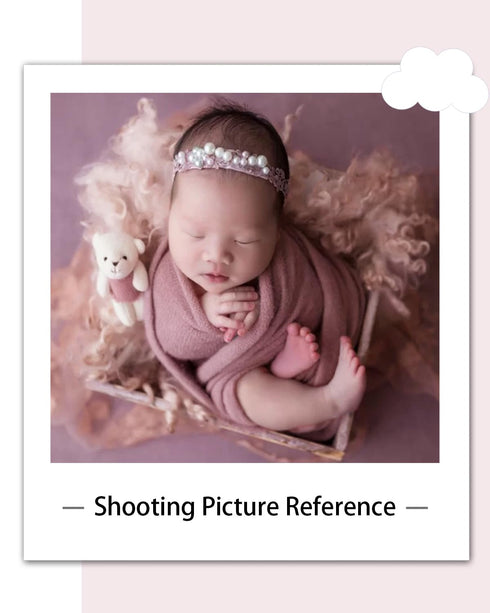Zeroest Newborn Photography Wrap - Newborn Photoshoot Props for Boys & Girls - Stretch Knit Blanket for Baby Photo Prop