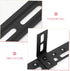 Angoily Heavy Duty Metal Speaker Mount Bracket - Easy Install TV Stand Accessory