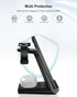 NANAMI 3 in 1 Wireless Charger for Samsung, Fast Charging Station for Galaxy S24 S23 Ultra S22 S21 S20 Z Flip Fold 4,