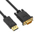 DisplayPort to VGA Adapter (in) DP to VGA Cable Male to Male Gold-Plated for Computer, Laptop, Monitor, TV, Projector