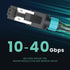 LINKUP - Tested with Versiv CableAnalyzer Cat7 Ethernet Cable - 20 FT, 10G Double Shielded RJ45