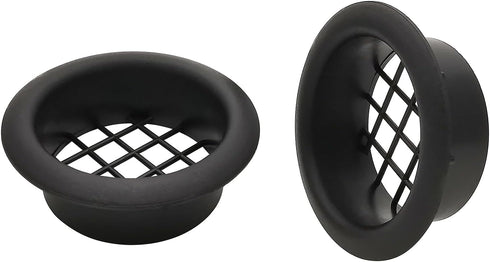 Speaker Cabinet Port Tubes for PA/DJ Speaker Cabinets, 2" Diameter, 1" Length, 2Pack