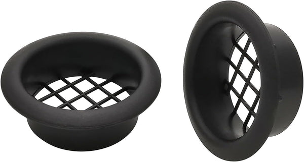 Speaker Cabinet Port Tubes for PA/DJ Speaker Cabinets, 2" Diameter, 1" Length, 2Pack