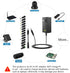 SHNITPWR 48W Universal Power Supply: Adjustable 9V 12V 15V 17V 19V 20V 24V AC/DC Adapter with 5.5x2.5mm Tip, 100V-240V