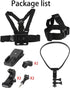 PellKing Accessories Kit for Insta360 One X4/X3/X2/X, Quick Release Head Strap Mount + Chest Mount Harness