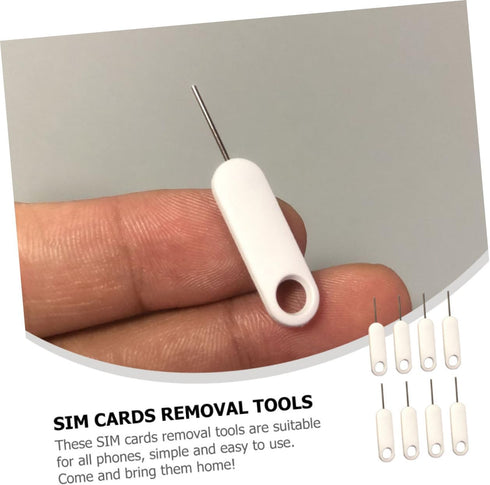 20Pcs TEHAUX Sim Card Ejector Pins Durable Phone Tray Removal Tools for All Smartphones Practical Sim Card Removal